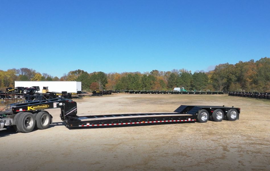 2023 Kaufman Hydraulic Neck Lowboy Trailer (FRDT-55-22-26-A / North Carolina)