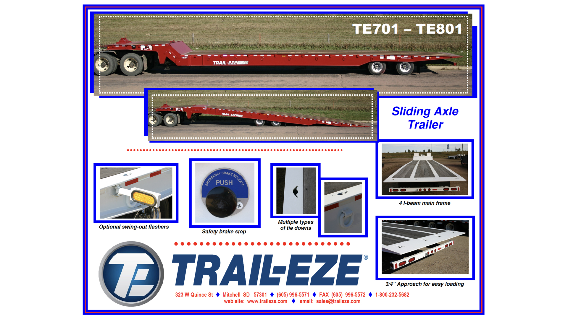 40 TON SLIDING AXLE TRL (SKU-D00592)