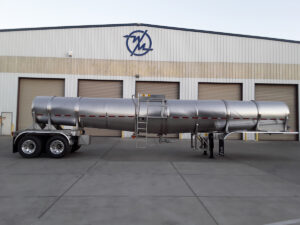 West-Mark 6,000-Gallon Fertilizer Tank Trailer - Durable Stainless Steel Design for Efficient Transport